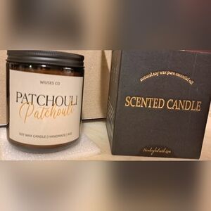 Patchouli Scented Candle  WIUSES CO 9oz Soy Wax Handcrafted New